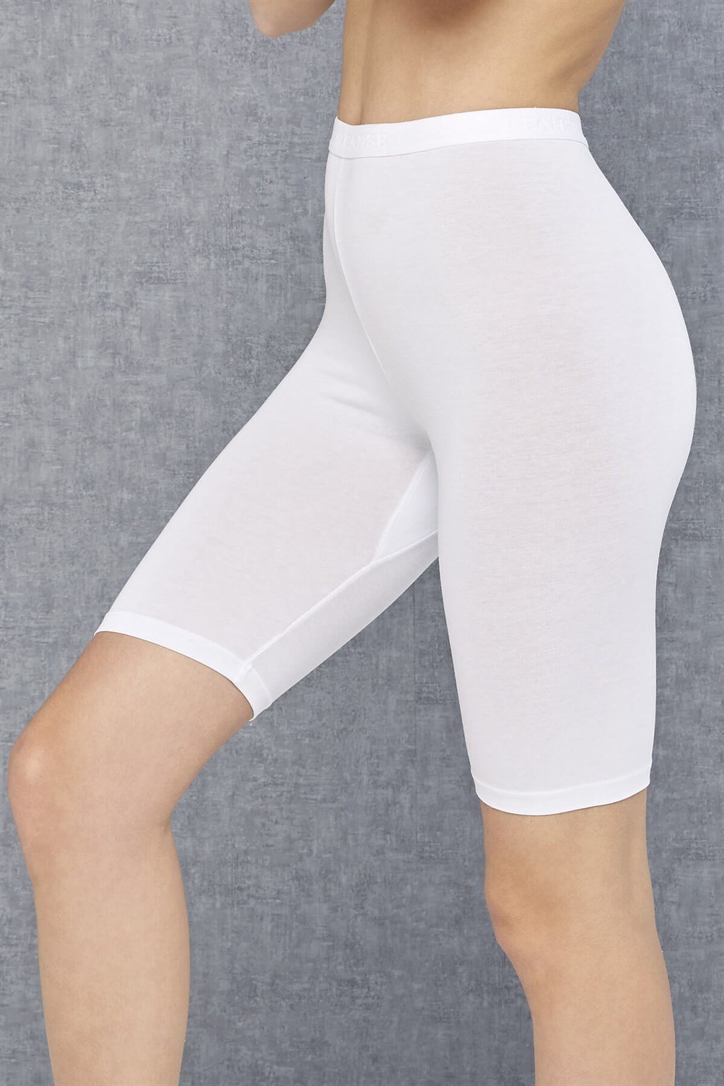 Doreanse 9901P، شورت داخلي نسائي (بوكسر) مصنوع من القطن، مقاسات كبيرة (Plus Size)، بخصر مرتفع وتصميم بساق طويلة.