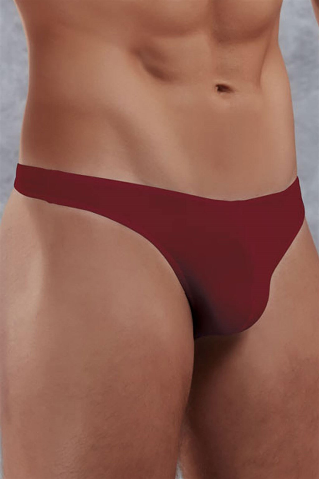 ثونغ رجالي كلاسيكي من القطن الناعم من Doreanse موديل 1280 باللون العنّابي