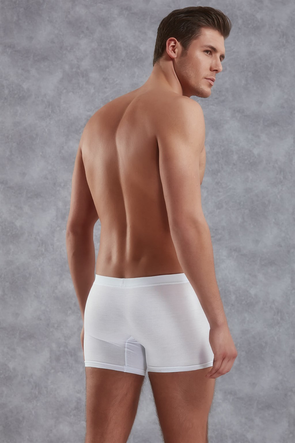 ⁦Doreanse Micro Modal Regular Leg Boxer 1510 White⁩ - الصورة ⁦2⁩