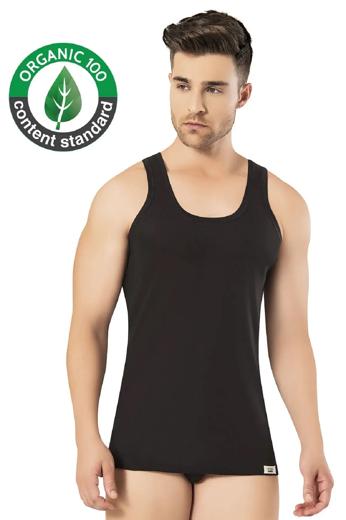 Omera، فانيلة داخلية رجالية 2001، مصنوعة من قطن عضوي 100%