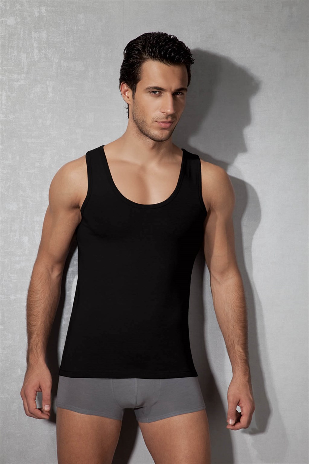 Doreanse سليب رجالي قطني مقاس كبير (Plus Size) للاستخدام اليومي من مجموعة Daily Undercover، موديل 2011P، لون أسود.