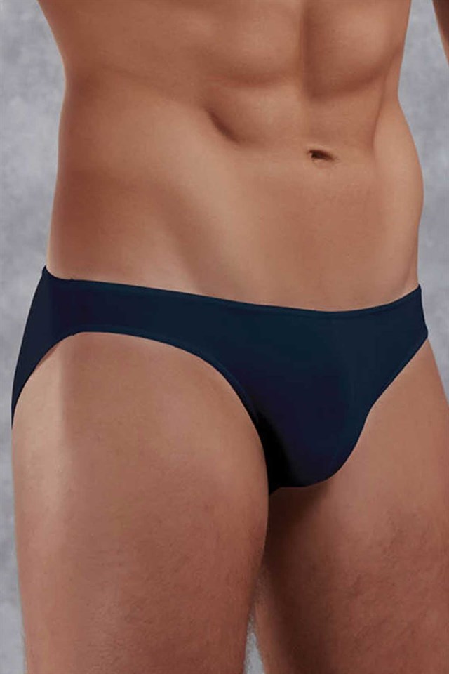 Doreanse سليب رجالي من المودال بحزام خصر نحيف، بلون سادة، موديل 1281، لون كحلي (Navy Blue).