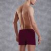 100 percent cotton boxer short burgundy 2
