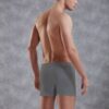 100 percent cotton boxer short grey 2