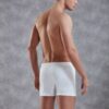 100 percent cotton boxer short white 2