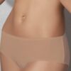 high waisted cheeky panties beige