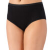 3 in 1 Bamboo Lycra Non Tracing Plus Size Womens Panties 3800 black