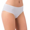 5 Pack Bamboo Fabric High Waisted Womens Panties 3150 white