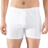 Lux Drm 100 Cotton Buttoned Combed Cotton Fabric Mens Boxer 165 white