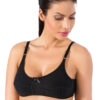 Lux Drm 100 Cotton Combed Cotton Bra 081 black