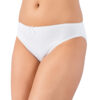 Lux Drm Cotton Lycra 5 Pack Womens Bikini Panties 1085 white