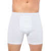 Lux Drm Cotton Lycra Mens Stretch Boxer 692 white