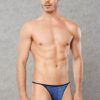 Doreanse Mesh Thong G string Sexy Mens Underwear 1306 Blue