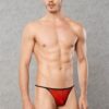 Doreanse Mesh Thong G string Sexy Mens Underwear 1306 Red