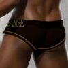 Doreanse Stylish Sexy Soft Cotton Briefs Hipsters Low Rise Mens Underwear 1325 Black back