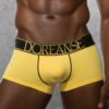 Doreanse Trendy Soft Cotton Trunk Hipster Mens Designer Underwear 1725 Yellow