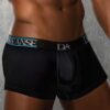 12doreanse men modal normal leg boxer with bag 1733 black 1