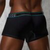 12doreanse men modal normal leg boxer with bag 1733 black