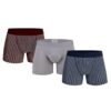 Doreanse 3 Pack Assorted Mens Boxer Brief Underwear Navy Burgundy Grey 1867