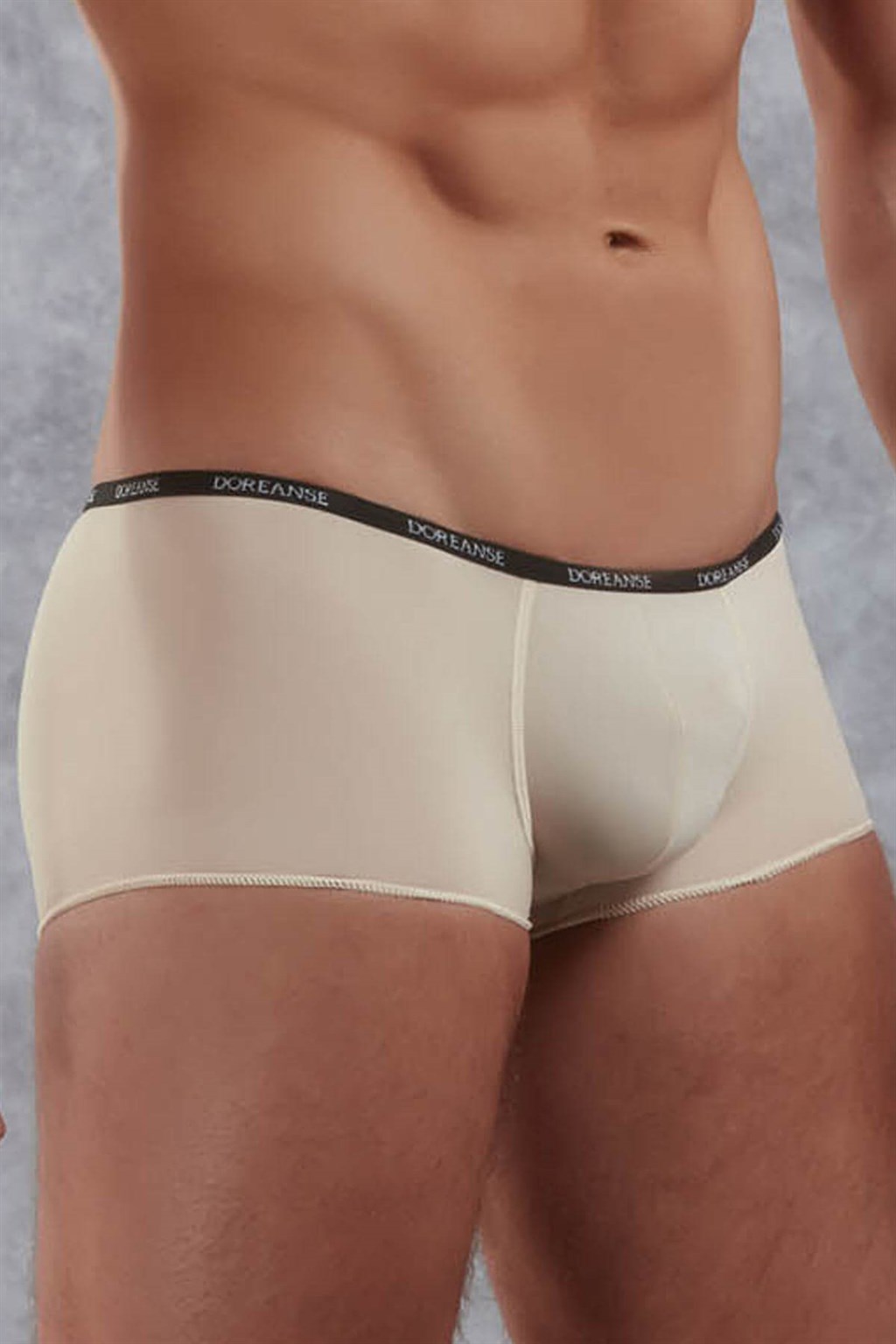 Doreanse Aire Mens Boxer Brief Underwear 1590 Beige