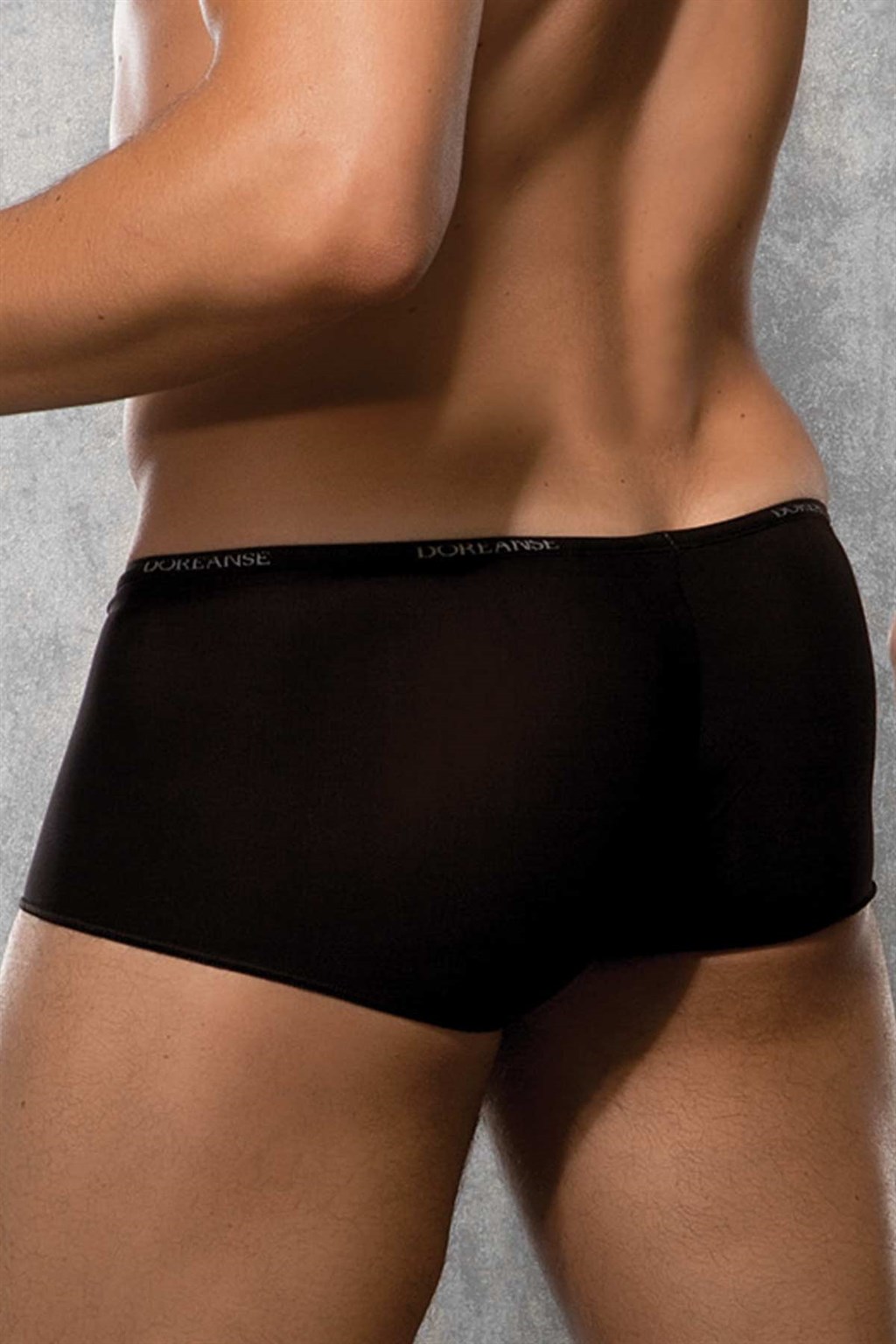 Doreanse Aire Mens Boxer Brief Underwear 1590 Black back