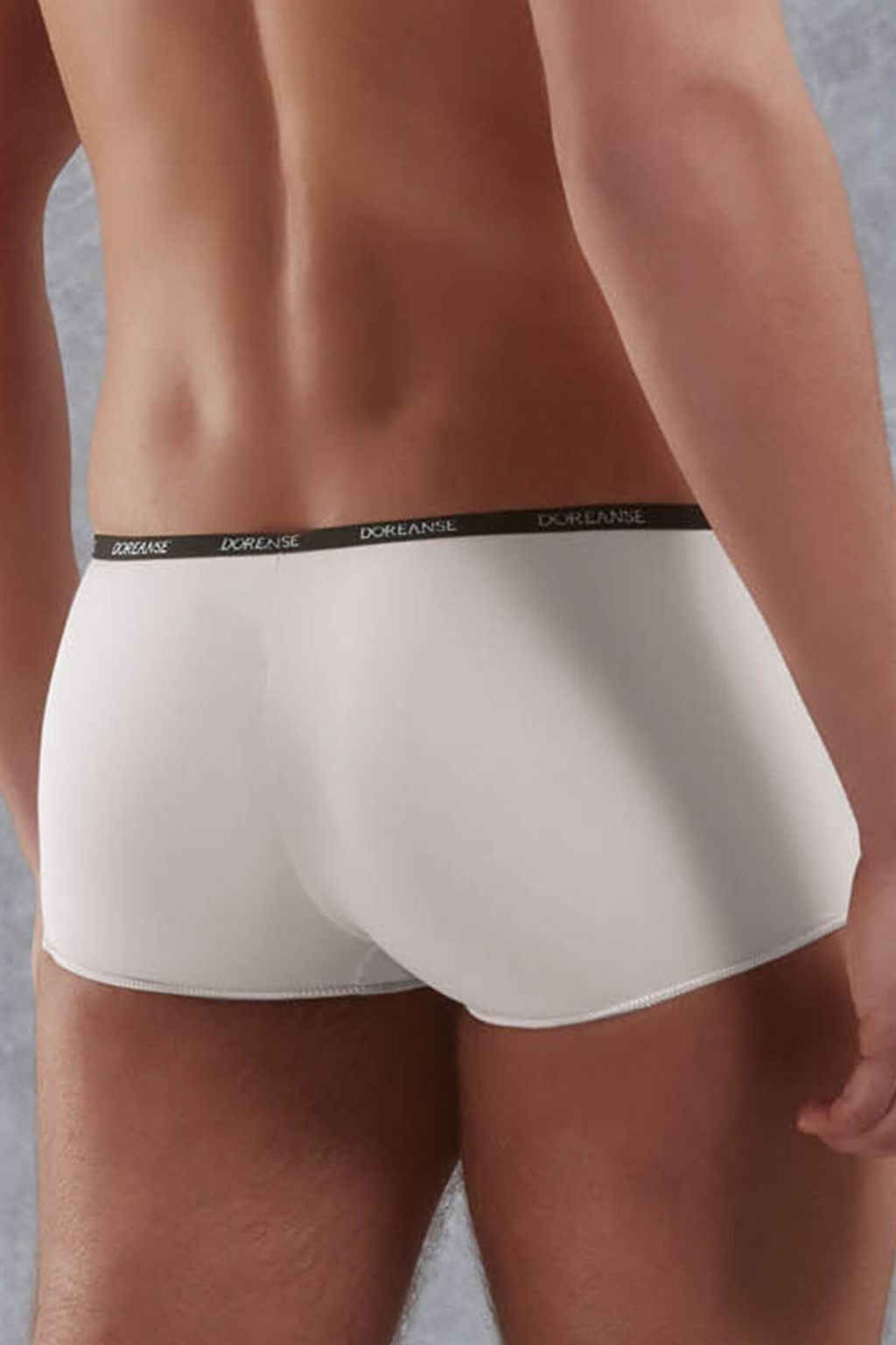 Doreanse Aire Mens Boxer Brief Underwear 1590 White back