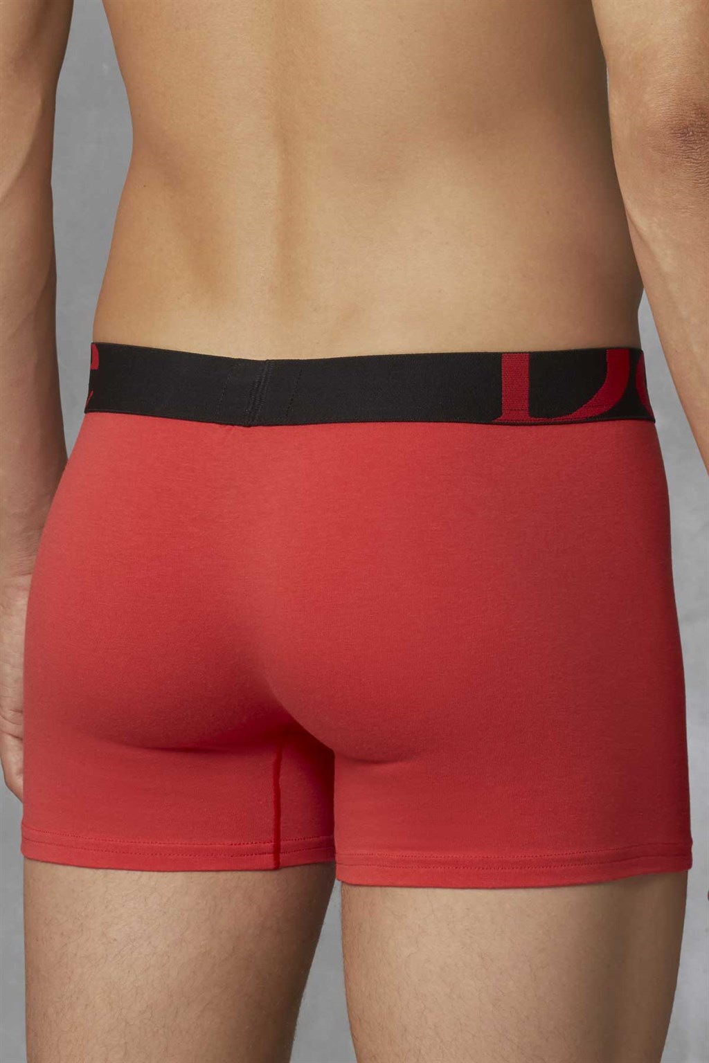 Doreanse Big Logo Mens Boxer Brief Underwear 1777 Red back