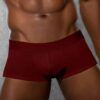 Doreanse Low Rise Modal Mens Mini Boxer Brief Underwear 1760 Burgundy