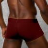 Doreanse Low Rise Modal Mens Mini Boxer Brief Underwear 1760 Burgundy back