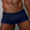 Doreanse Low Rise Modal Mens Mini Boxer Brief Underwear 1760 Navy Blue