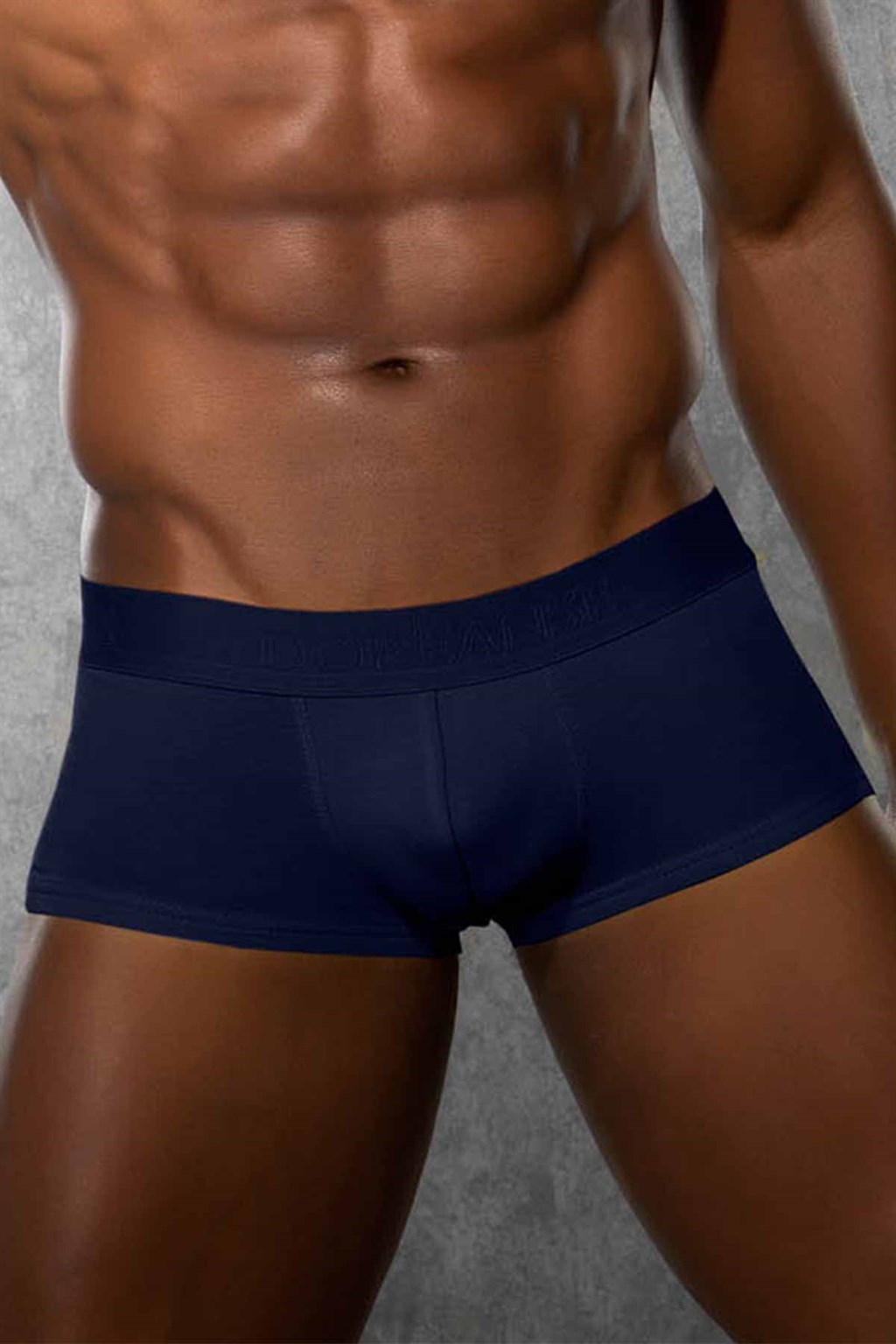 Doreanse Low Rise Modal Mens Mini Boxer Brief Underwear 1760 Navy Blue