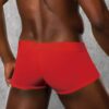Doreanse Low Rise Modal Mens Mini Boxer Brief Underwear 1760 Red back