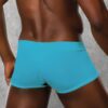 Doreanse Low Rise Modal Mens Mini Boxer Brief Underwear 1760 Turquoise back