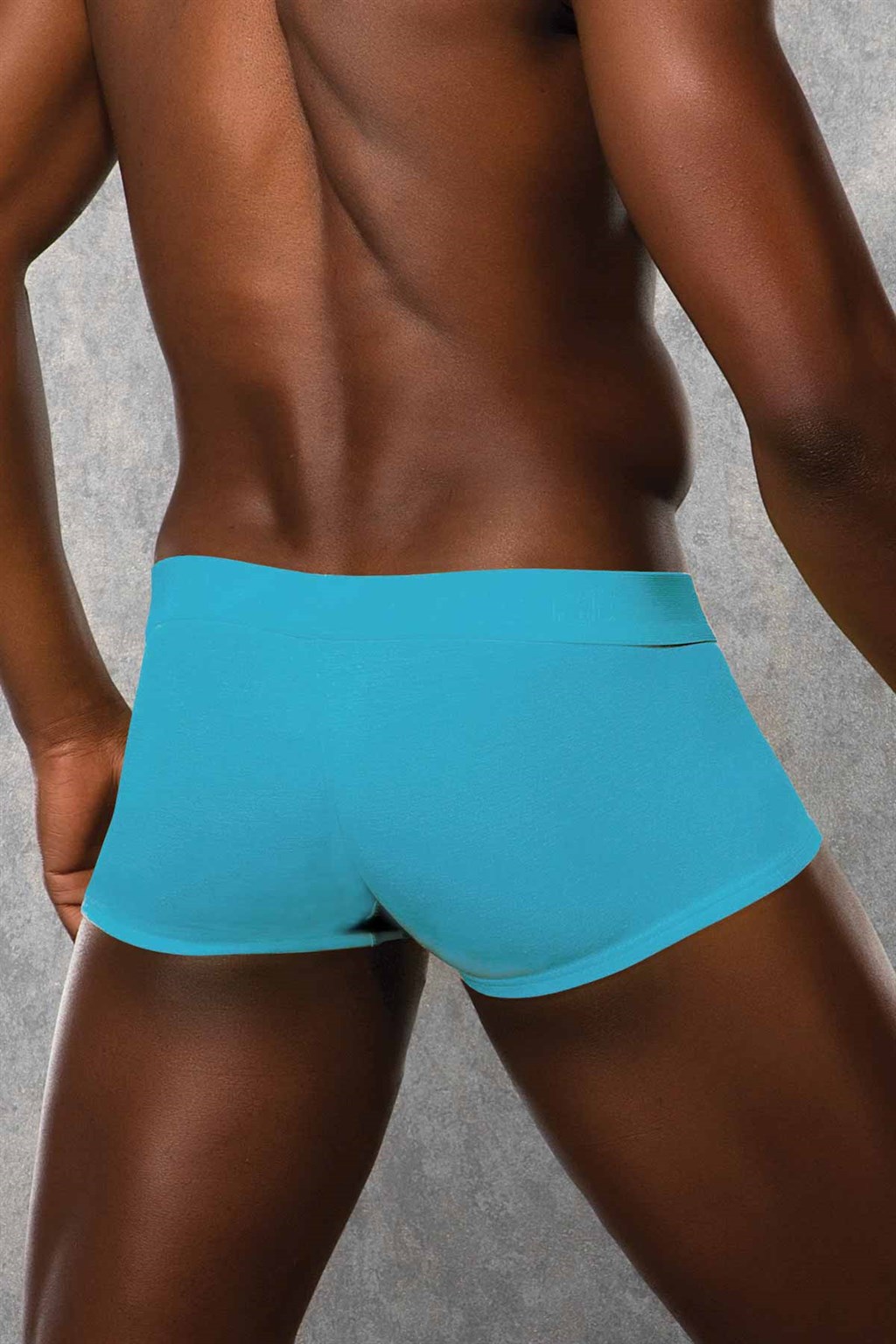 Doreanse Low Rise Modal Mens Mini Boxer Brief Underwear 1760 Turquoise back