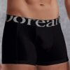 Doreanse Plus Size Big Logo Mens Boxer Brief Underwear 1777P Black