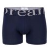 Doreanse Plus Size Big Logo Mens Boxer Brief Underwear 1777P Navy Blue