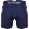 Doreanse Side Line Mens Boxer Brief Underwear 1780 Navy Blue