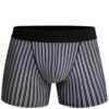 Doreanse Stripe Boxer Brief Underwear Claret 1866 Black