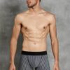 Doreanse Stripe Boxer Brief Underwear Claret 1866 Black 2