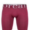 doreanse men modal classic long leg boxer 1782 bordoux 1