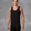 doreanse men modal deep collar undershirt 2011 black 1