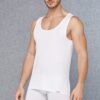 doreanse men modal deep collar undershirt 2011 white 1