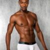 doreanse men modal normal leg boxer with bag 1733 white 1