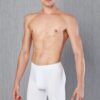 doreanse mens cotton plus size lomg leg classic casual boxer 1792p white 1