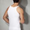 doreanse mens cotton wide collar undershirt 2040 white 1