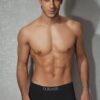 doreanse mens modal cotton regular leg classic boxer 1767 black 2