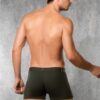 doreanse mens modal line detailed regular leg classic boxer 1766 khaki