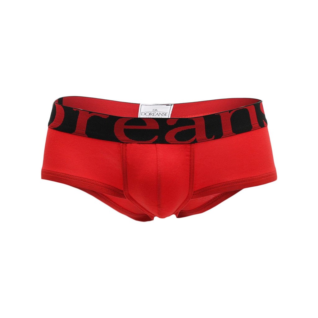 doreanse mens modal mini leg classic daily boxer 1779 red 2