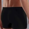 doreanse mens modal plus size regular leg classic casual boxer 1777p black