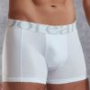 doreanse mens modal plus size regular leg classic casual boxer 1777p white 1